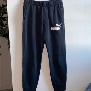 Puma black joggers